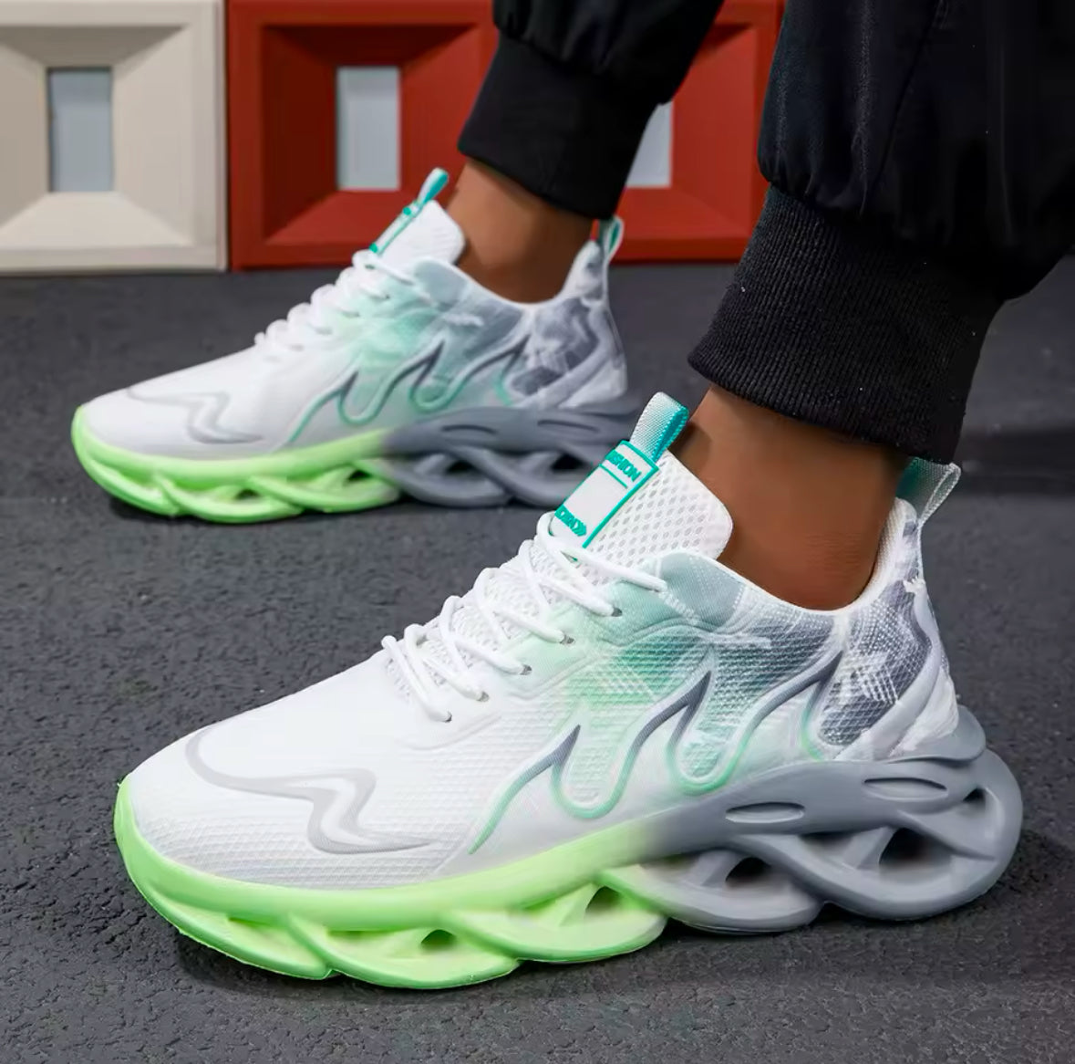 Unisex Running Shoes – Lightweight, Breathable, and Comfortable Tennis Sneakers for Men and Women | Perfect Lace-up Summer Shoes!