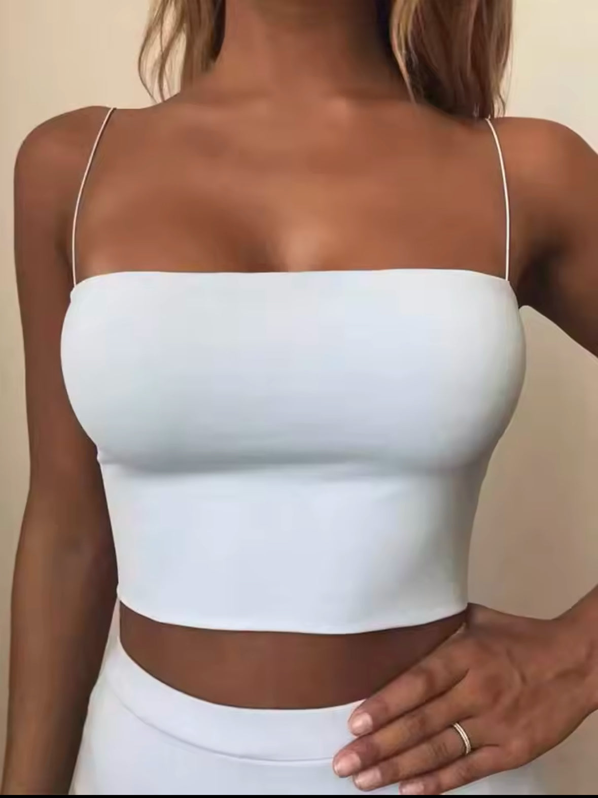 2025 Summer Women’s Sexy Elastic Cotton Crop Top – Sleeveless Tank Top for Casual Style