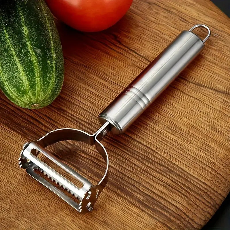 Multifunctional 2 In 1 Stainless Steel Peeler - UltraChic