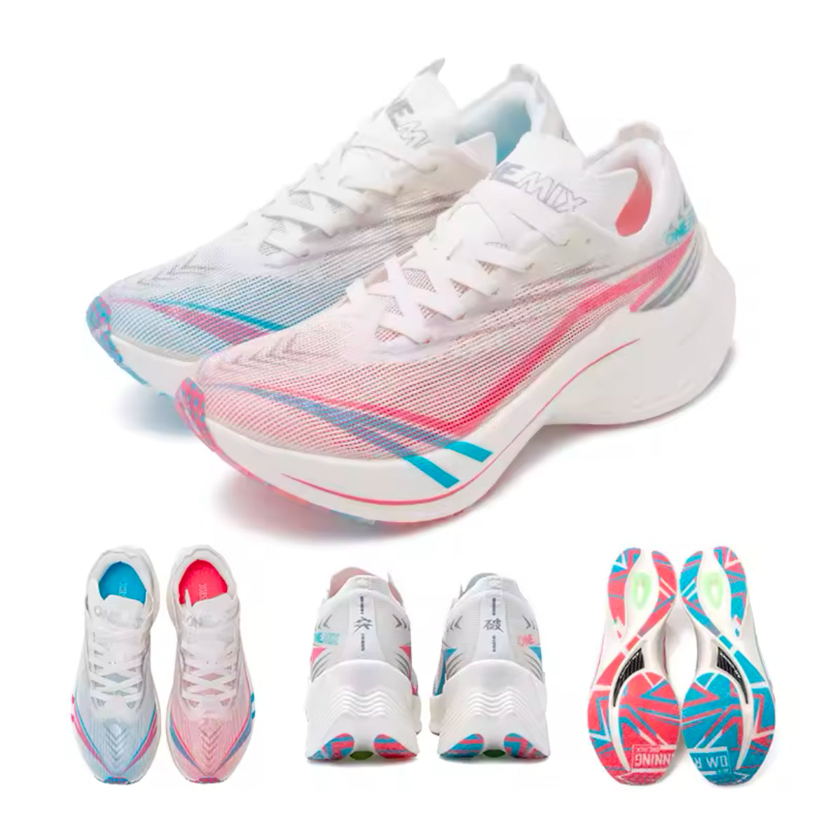 ONEMIX 2025 Carbon Plate Marathon Running Shoes – Ultralight, Shock-Absorbing Sneakers with Stable Support for Pro-Level Performance