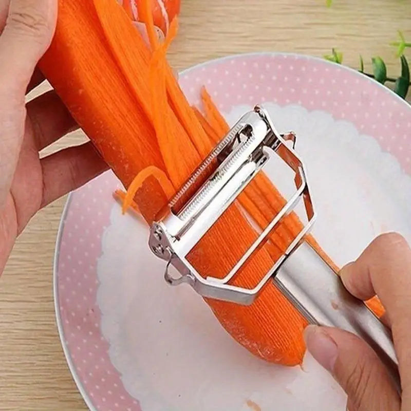 Multifunctional 2 In 1 Stainless Steel Peeler - UltraChic