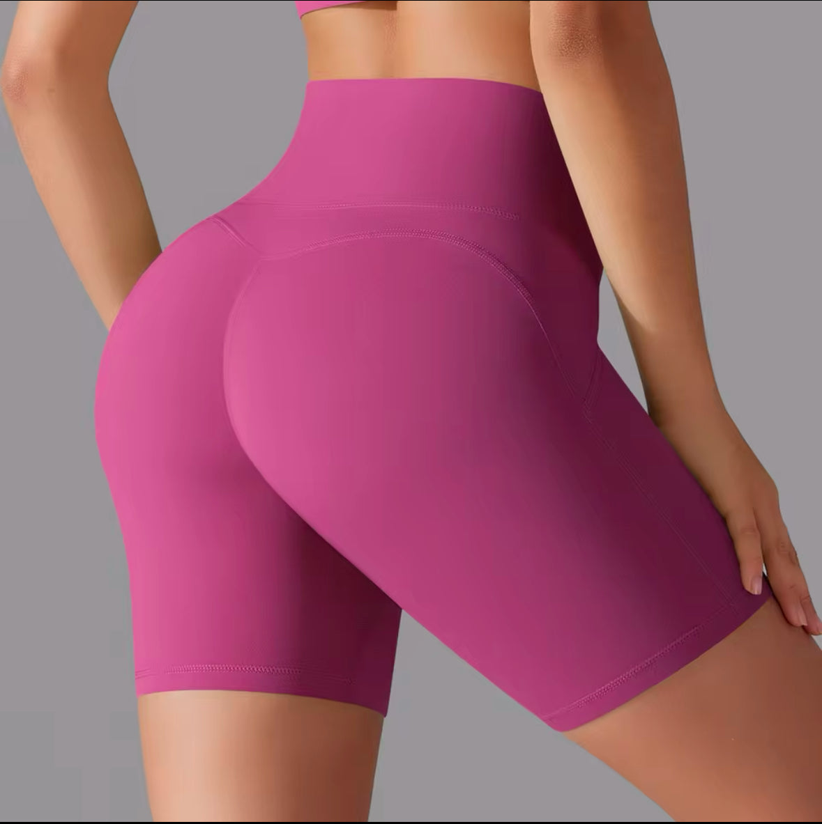 High Waist Yoga Shorts for Women – Breathable Fitness, Running & Cycling Gym Shorts for Summer Workouts