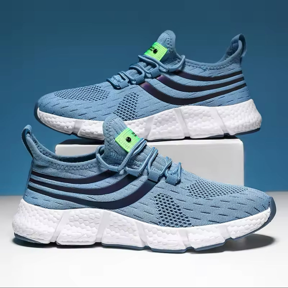Step into Comfort and Style with Men’s Breathable Classic Running Sneakers – Lightweight, Slip-on Mesh Shoes for Outdoor Walking & Sports