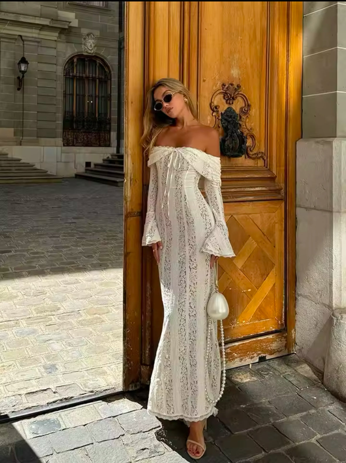 Sexy Lace Backless Slim Dress for Women – Strapless Off-Shoulder Party & Clubwear 2025