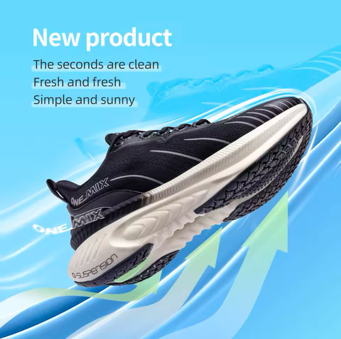 ONEMIX Men’s Cushioning Running Shoes – Non-Slip, Lace-Up Sneakers for Heavy Runners & Outdoor Sports