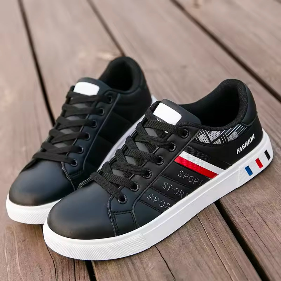 Step into Style with 2025 Men’s Casual Sneakers – New Fashion Lace-up White Shoes for Students, Comfortable Sports Plus Size Vulcanized Zapatillas De Hombre