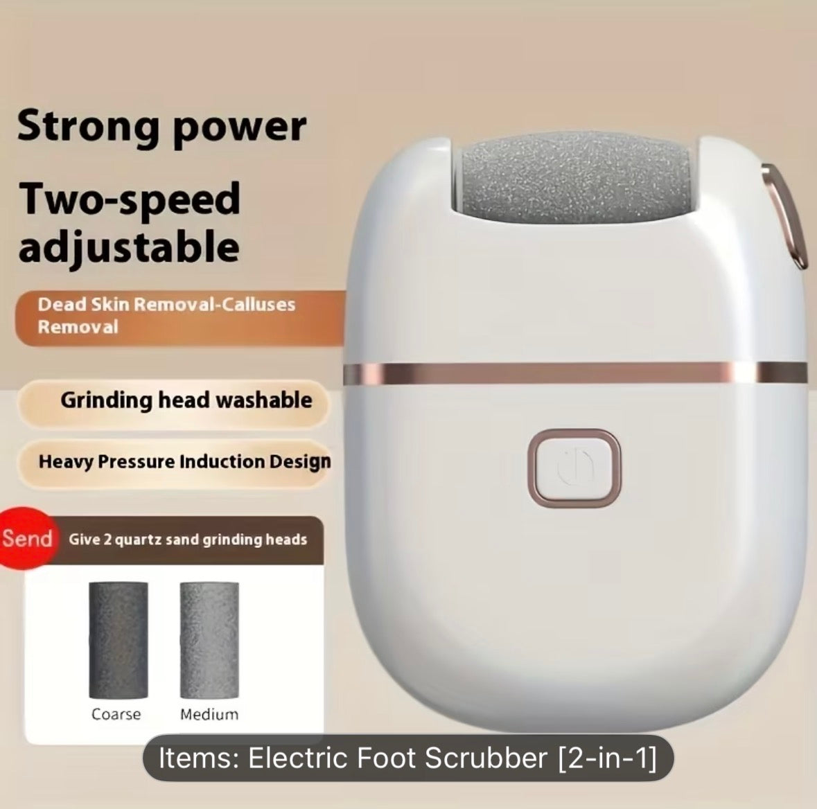 Electric Callus Remover for Feet – Instantly Remove Dead Skin & Cracked Heels for Smooth, Healthy Feet at Home - UltraChic