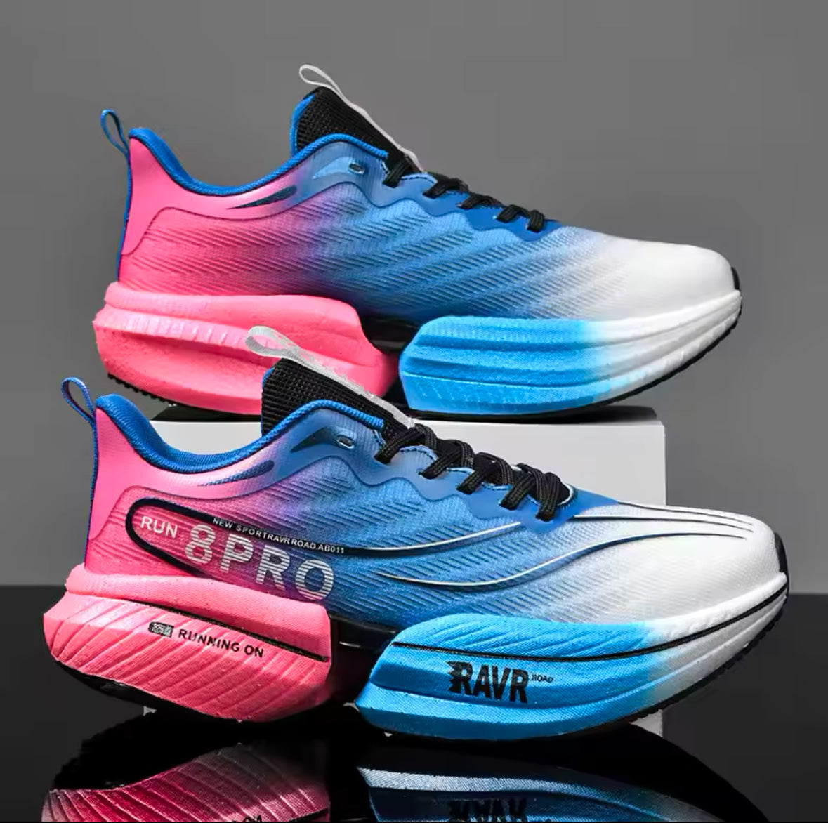 Marathon Air Cushion Carbon Plate Sports Running Shoes Men Breathable Lightweight Women Comfortable Nonskid Speciality Sneakers