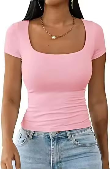 Slaydiva Basic Summer White Women’s T-Shirt – Chic Comfort Meets Everyday Elegance