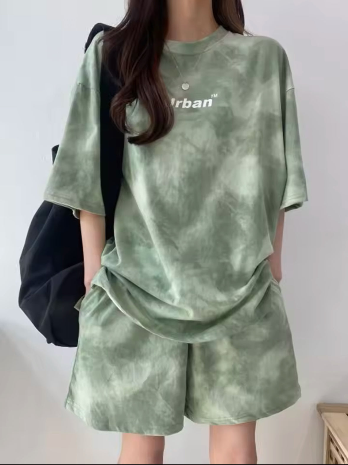 Soft Summer Tie Dye T-Shirt & Shorts Set for Women – Casual Loose Fit with Pockets for Ultimate Comfort & Style