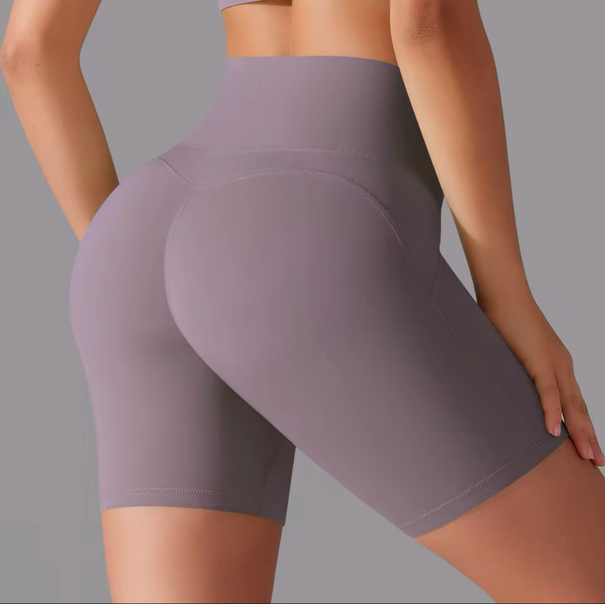 High Waist Yoga Shorts for Women – Breathable Fitness, Running & Cycling Gym Shorts for Summer Workouts
