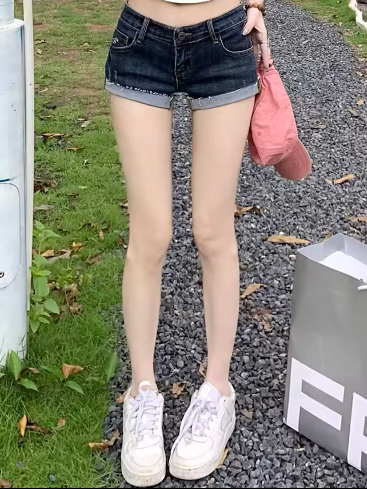 Summer New Women’s Korean Denim Shorts – Low Waist Elastic Slim Fit Hot Pants – Sexy Deep Blue Hip-Wrapping Jeans for Women