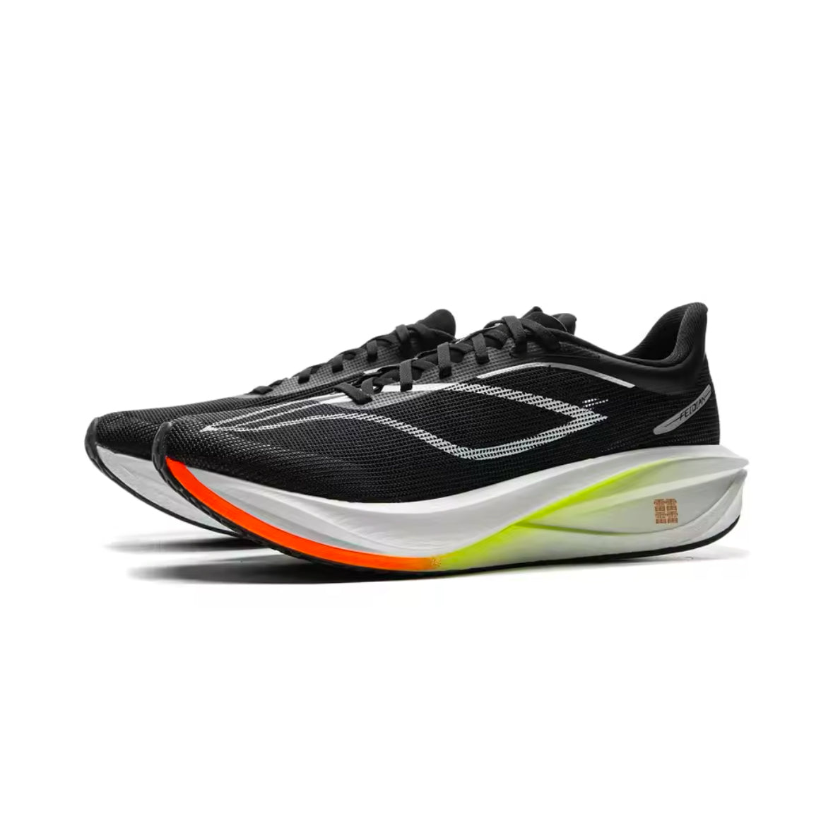 Li-Ning Men’s FEIDIAN 5 CHALLENGER Racing Running Shoes – SUPER BOOM Cushion, Carbon-Fiber Plate, Anti-Slip Pro Performance Sneakers