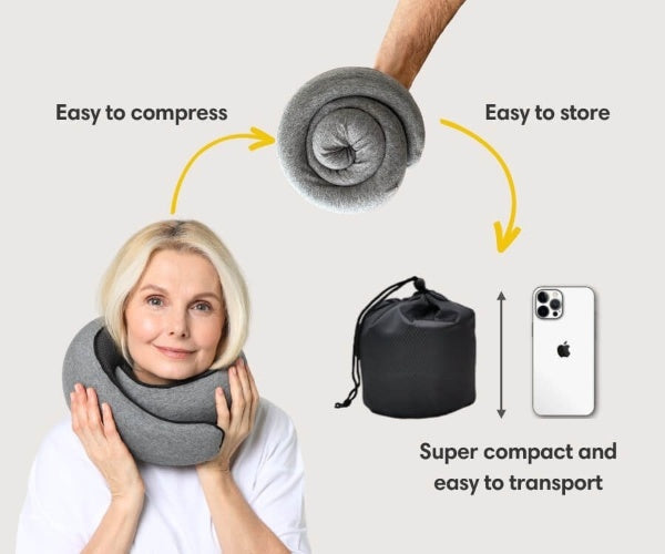 CloudRest™ Travel Pillow – Ultimate Comfort On the Go + Buy 1 Get 1 Free - UltraChic