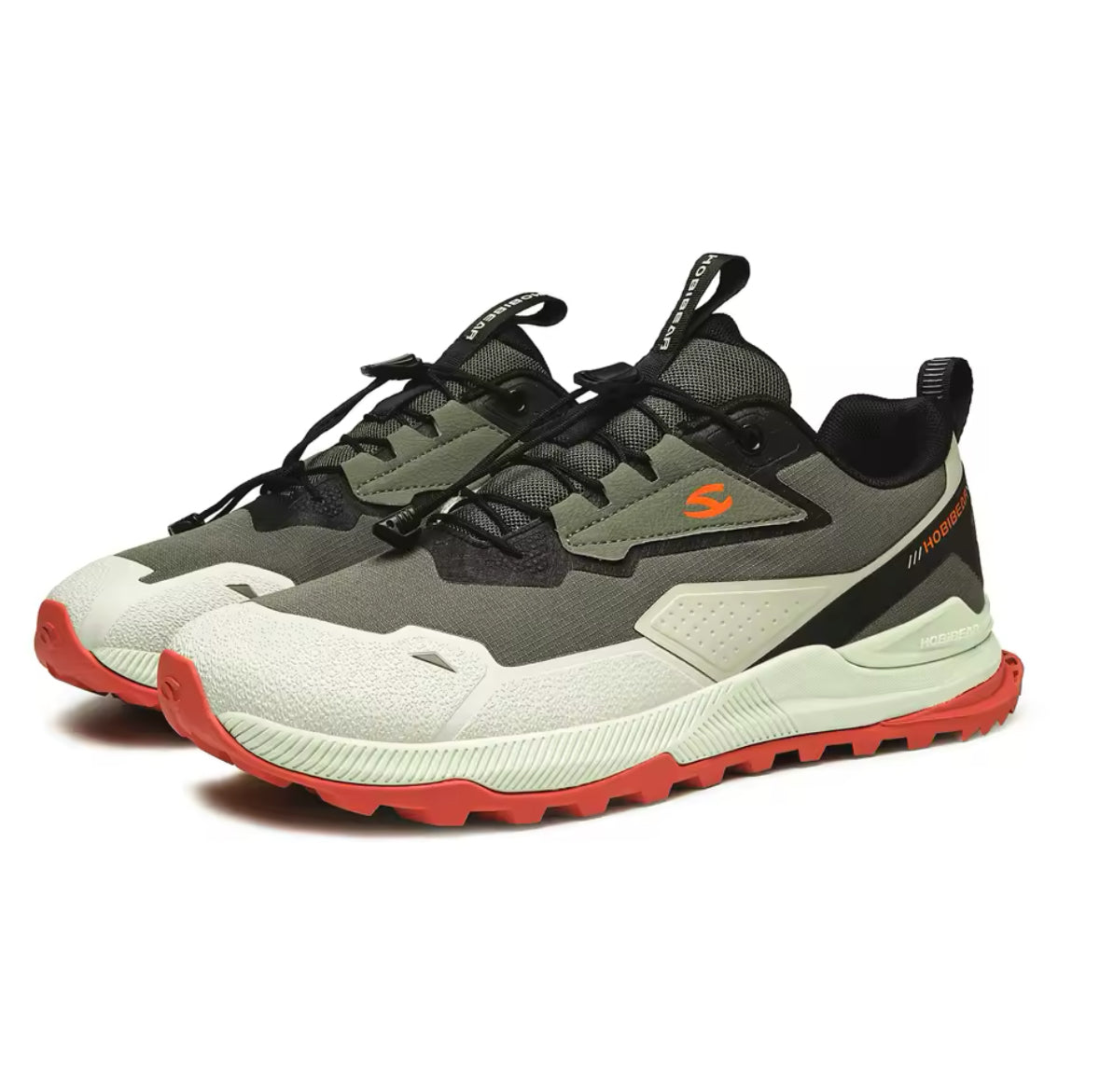 Discover Comfort and Durability with HOBIBEAR Hiking Shoes – Non-Slip, Elastic Band Sneakers for Men & Women – Perfect for Outdoor Adventures