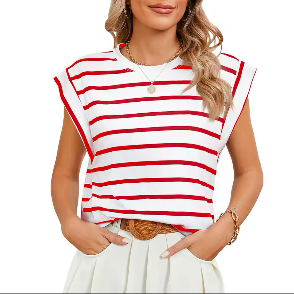 Luneh Batwing Sleeve Tee – Comfy Chic Round Neck Top for Everyday Style