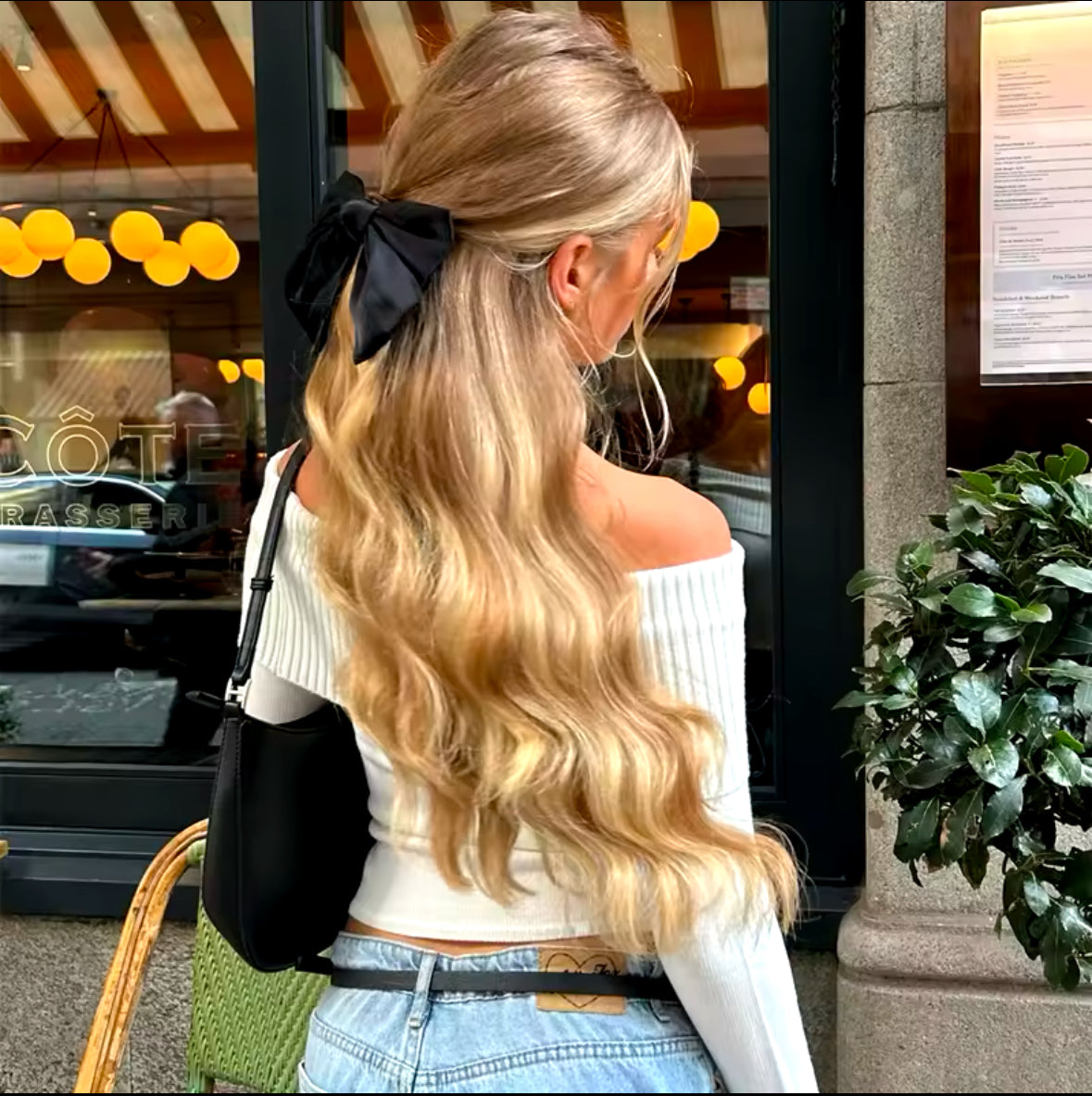 Candyhot Off Shoulder Ribbed Crop Top – Elegant Fall Fashion with Y2K Style, Casual Long Sleeve Slim Fit Tee