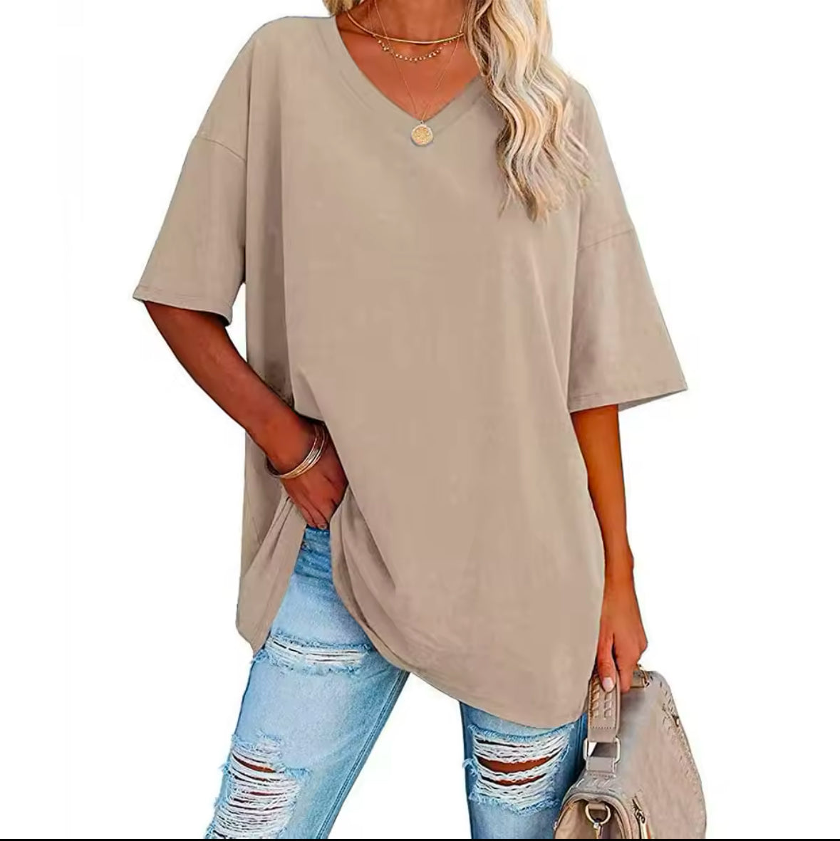 Elegant Cotton Short Sleeve T-Shirt for Women – Classic Colors and Soft Design for Office & Summer Style