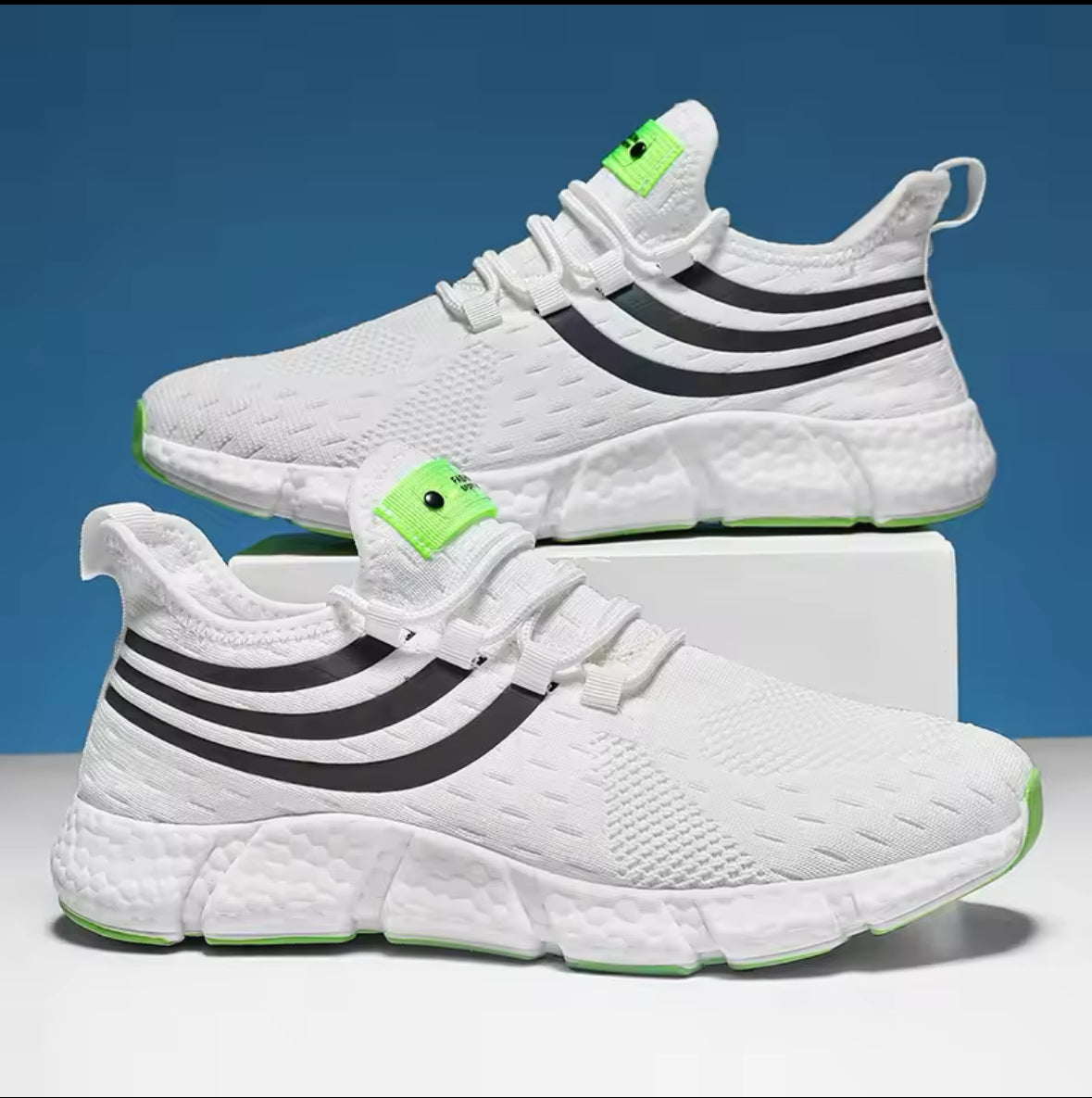 Step into Comfort and Style with Men’s Breathable Classic Running Sneakers – Lightweight, Slip-on Mesh Shoes for Outdoor Walking & Sports