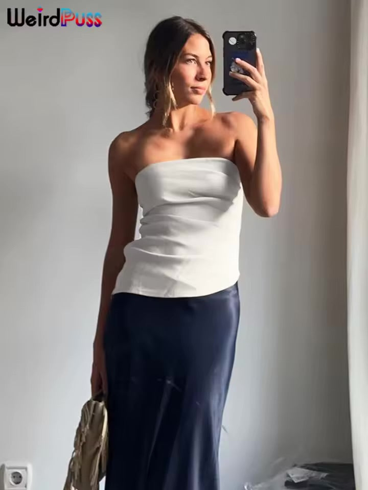 Leopard Slit Tube Top – Y2K Grunge Revival Must-Have