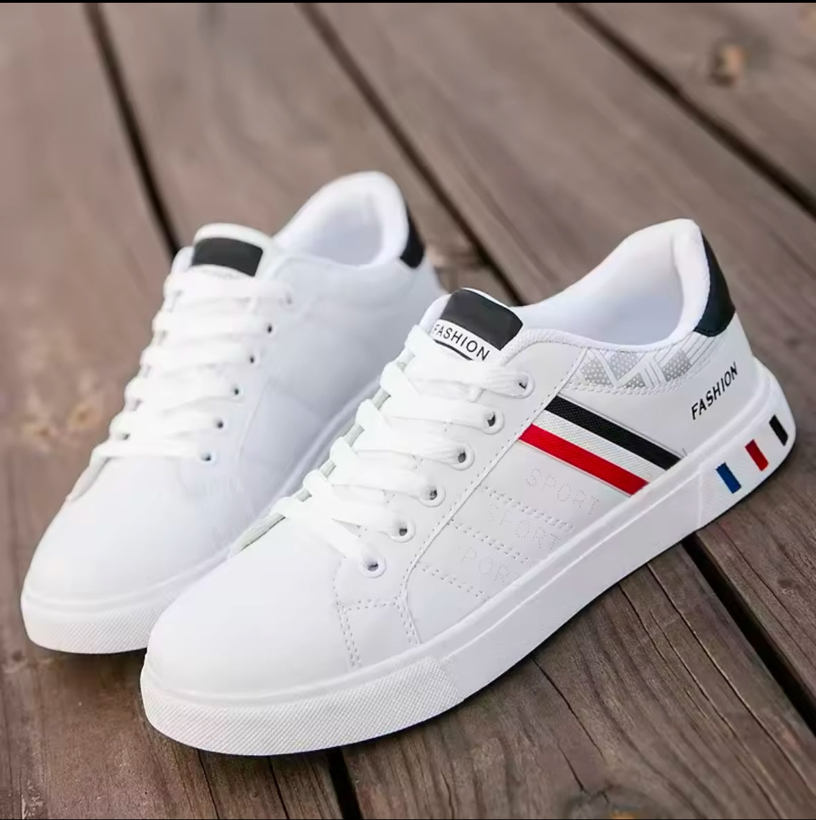 Step into Style with 2025 Men’s Casual Sneakers – New Fashion Lace-up White Shoes for Students, Comfortable Sports Plus Size Vulcanized Zapatillas De Hombre
