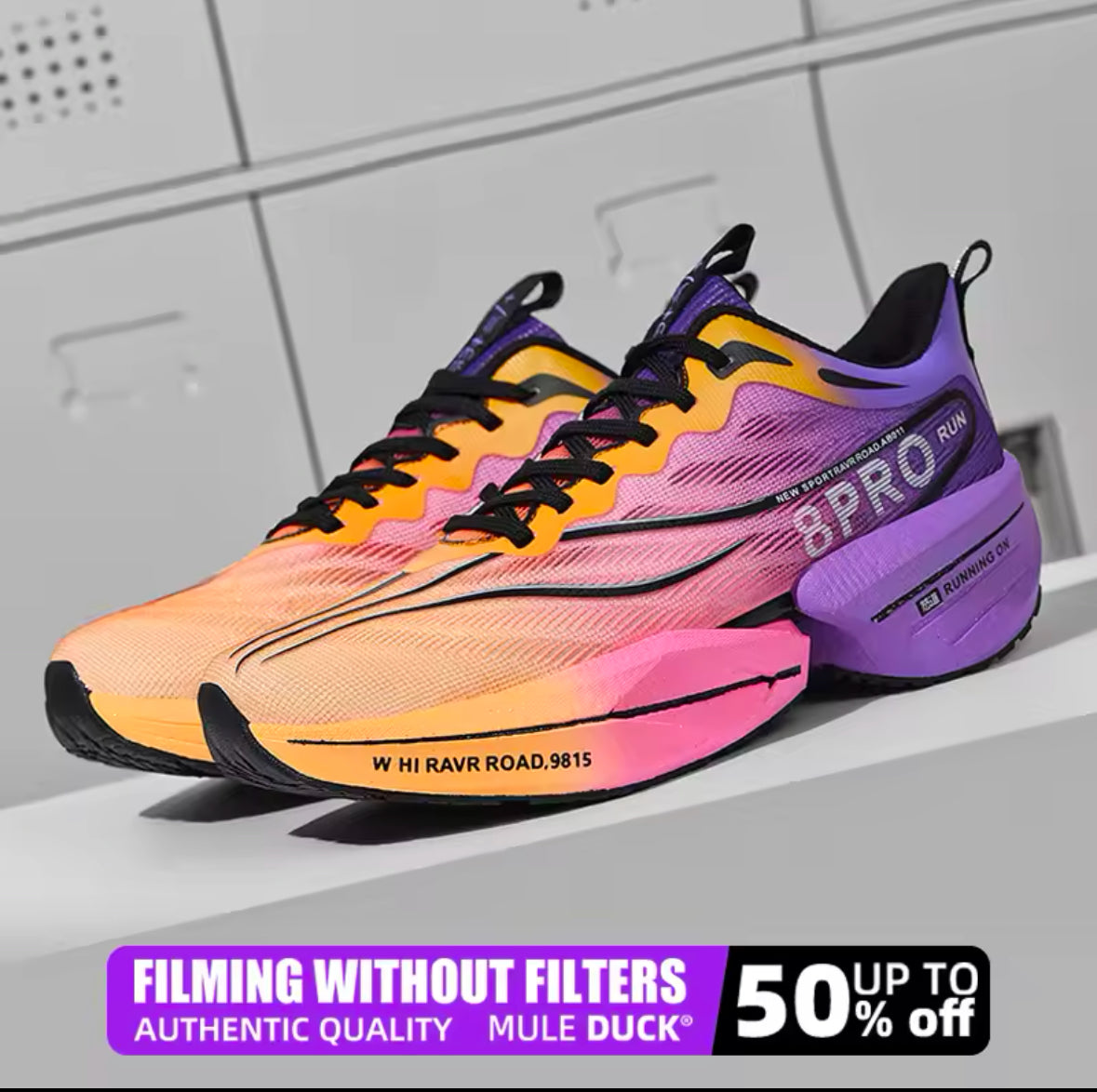 Marathon Air Cushion Carbon Plate Sports Running Shoes Men Breathable Lightweight Women Comfortable Nonskid Speciality Sneakers