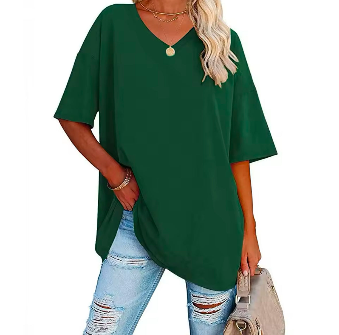 Elegant Cotton Short Sleeve T-Shirt for Women – Classic Colors and Soft Design for Office & Summer Style