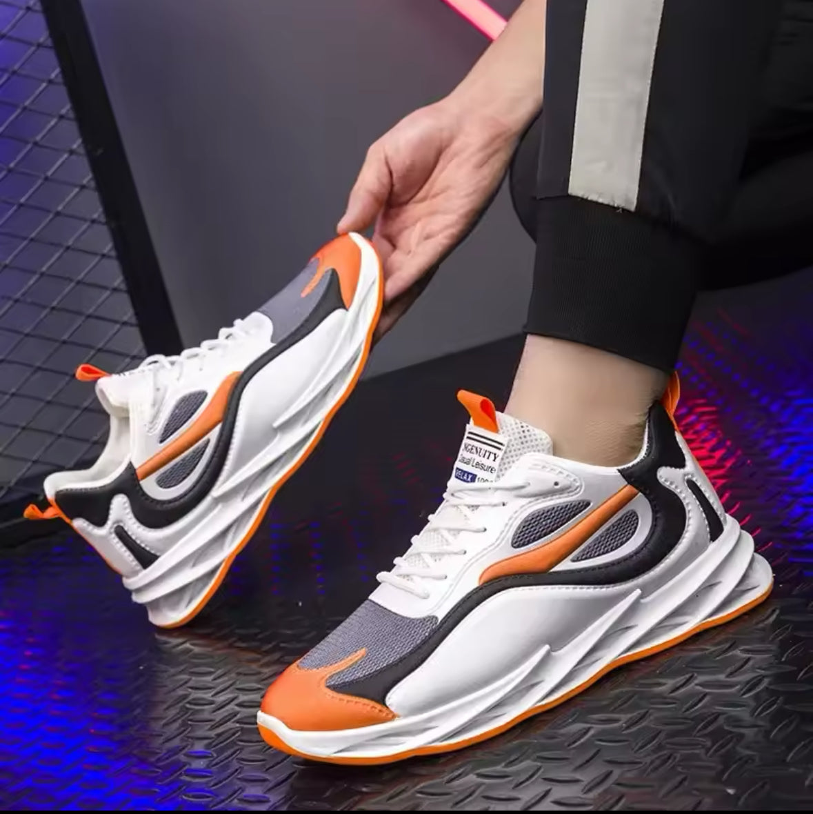 2025 Autumn Winter Men’s Casual Sneakers | Breathable Air Mesh Running Shoes | Soft-Soled Fashion Shoes for Men
