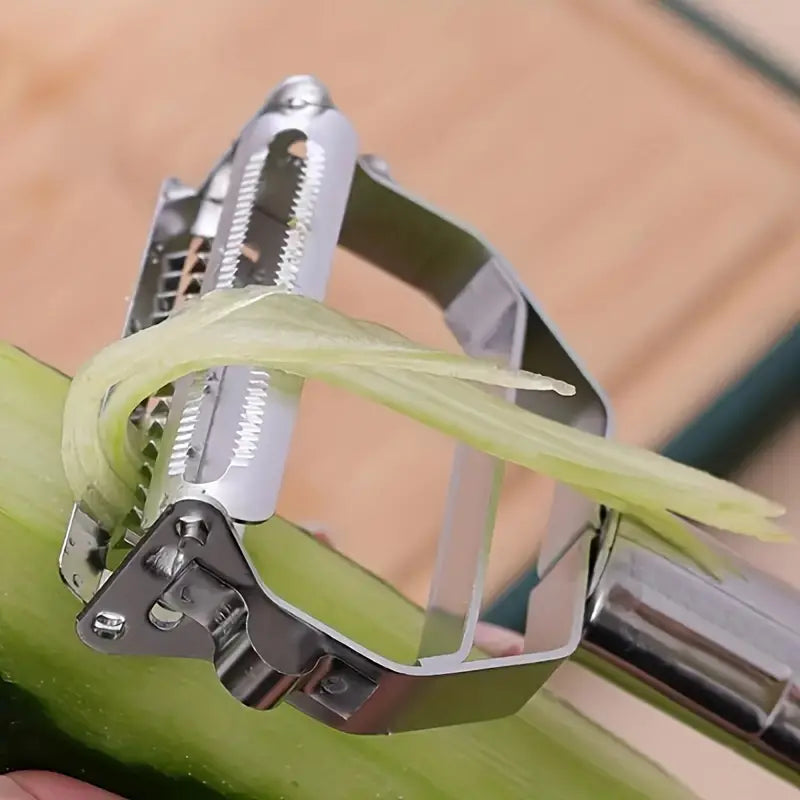 Multifunctional 2 In 1 Stainless Steel Peeler - UltraChic