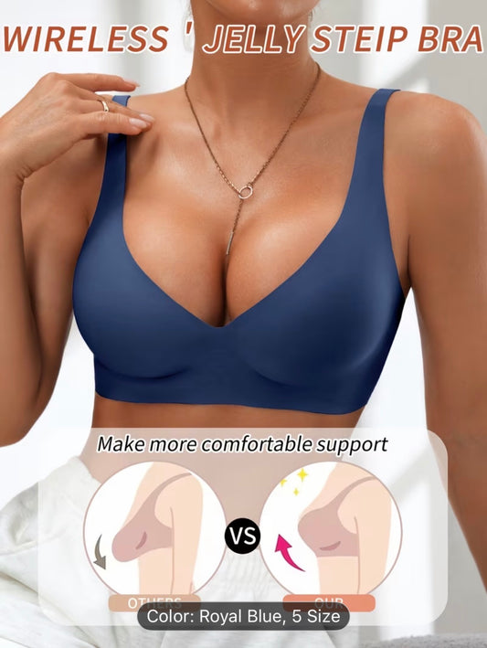 Sexy Jelly Push-Up Bra – High-Quality Comfortable Wireless Bra for Everyday Wear (Single Pack) - UltraChic