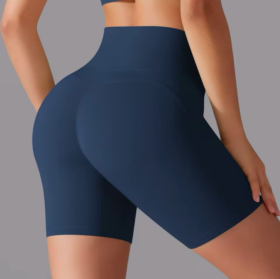 High Waist Yoga Shorts for Women – Breathable Fitness, Running & Cycling Gym Shorts for Summer Workouts