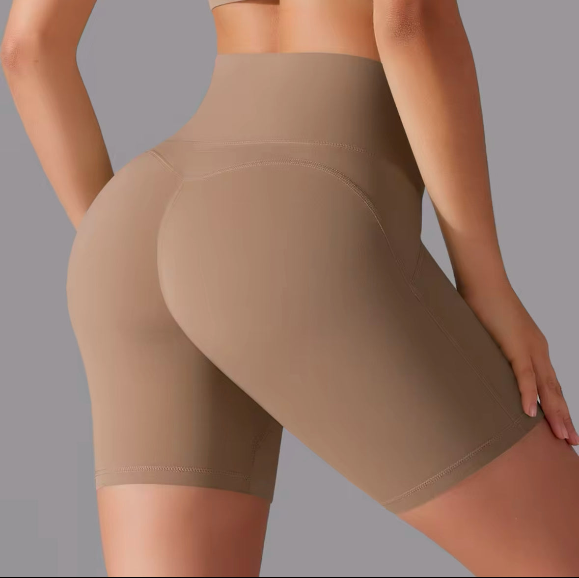 High Waist Yoga Shorts for Women – Breathable Fitness, Running & Cycling Gym Shorts for Summer Workouts