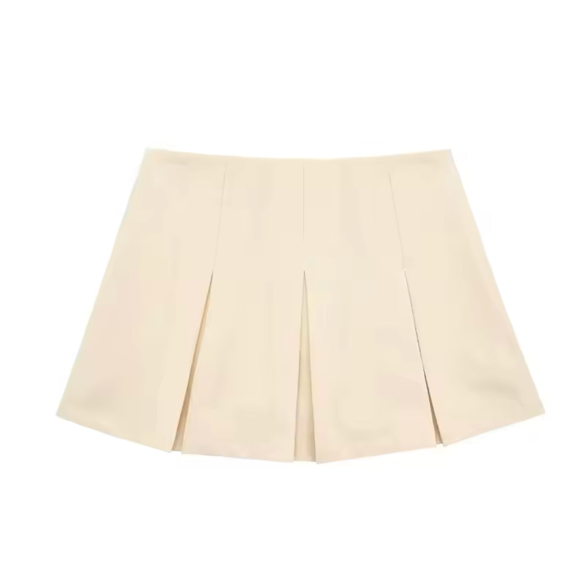 TRAF Fashion Women’s High Waist Pleated Shorts – Stylish Striped Bermuda Shorts for Casual Comfort