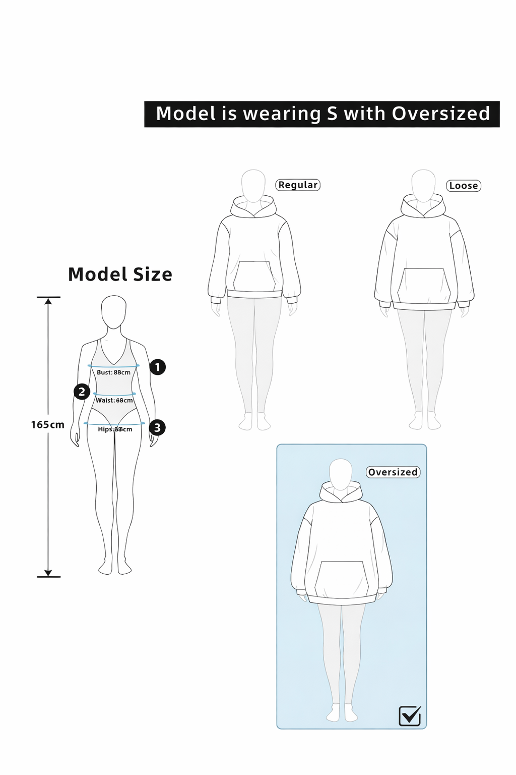 Women’s Oversized Shoulder Pad Cropped Hoodie – Bubble Hem Fall Winter Streetwear
