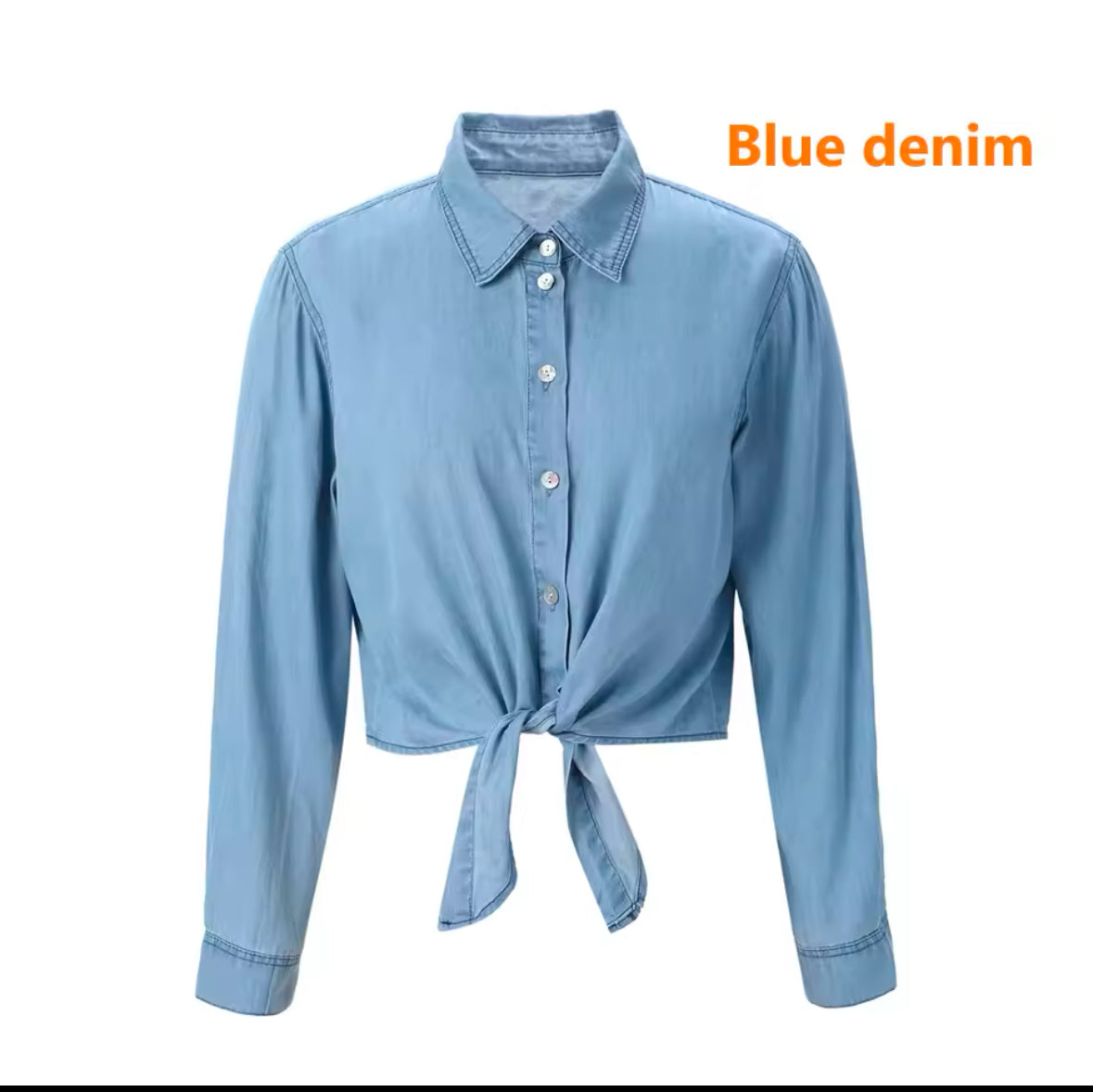 AP SS25 Women’s Lightweight Denim Wrap Blouse & Slip Dress – Chic & Comfortable Summer Fashion