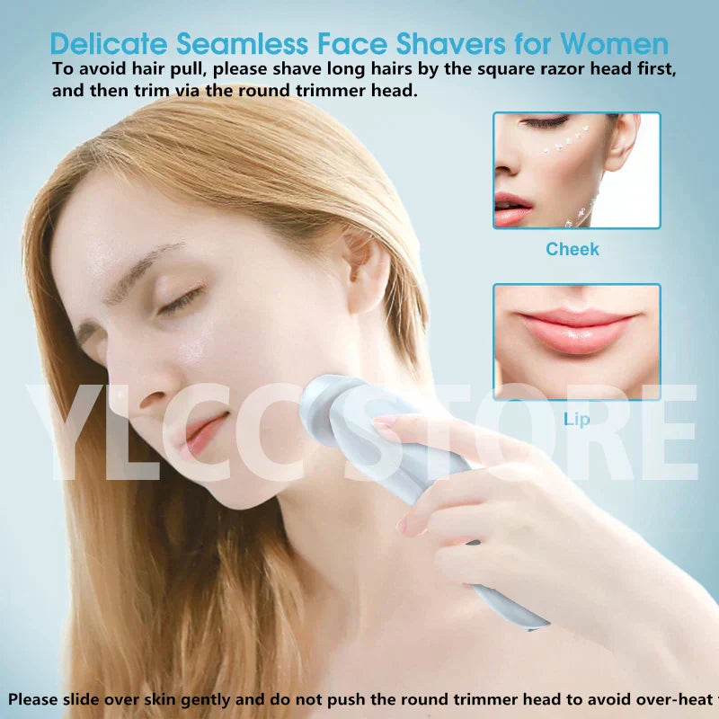 SmoothGlide Women’s Electric Razor Painless, Rechargeable Effortless Shaving Experience