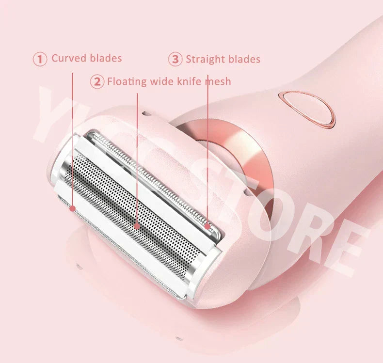 SmoothGlide Women’s Electric Razor Painless, Rechargeable Effortless Shaving Experience