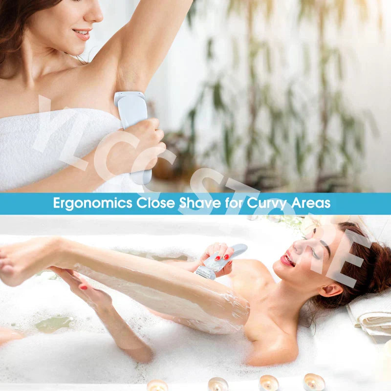 SmoothGlide Women’s Electric Razor Painless, Rechargeable Effortless Shaving Experience