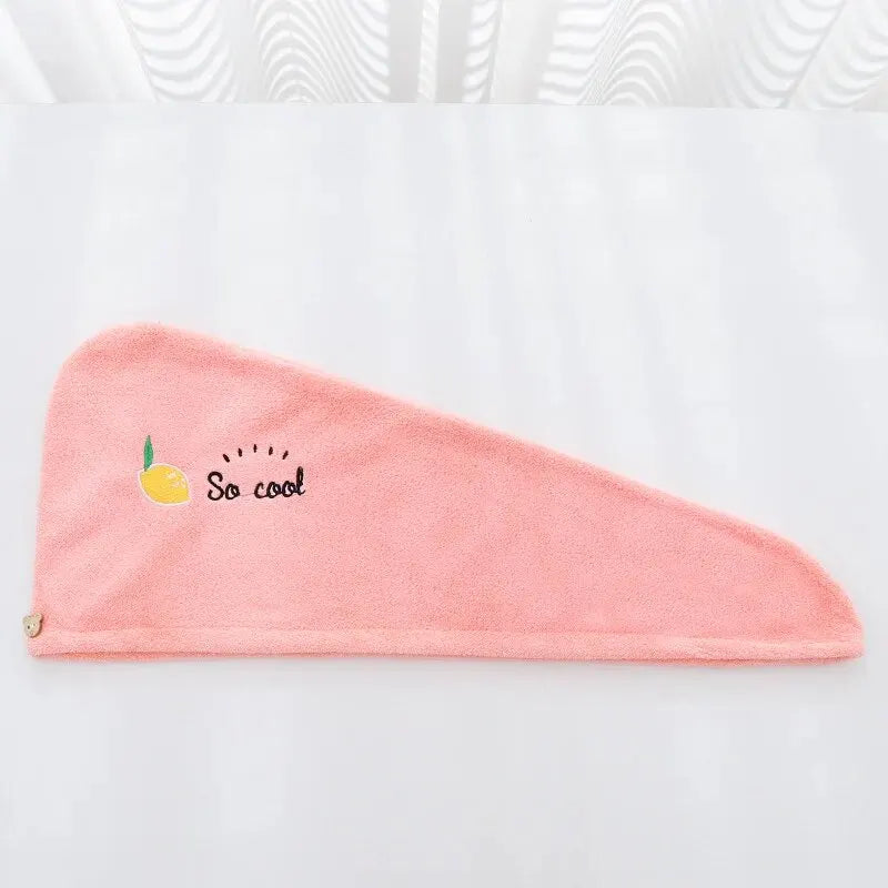 1PC Quick-Dry Hair Towel – Super Absorbent Soft Wrap for Women & Girls