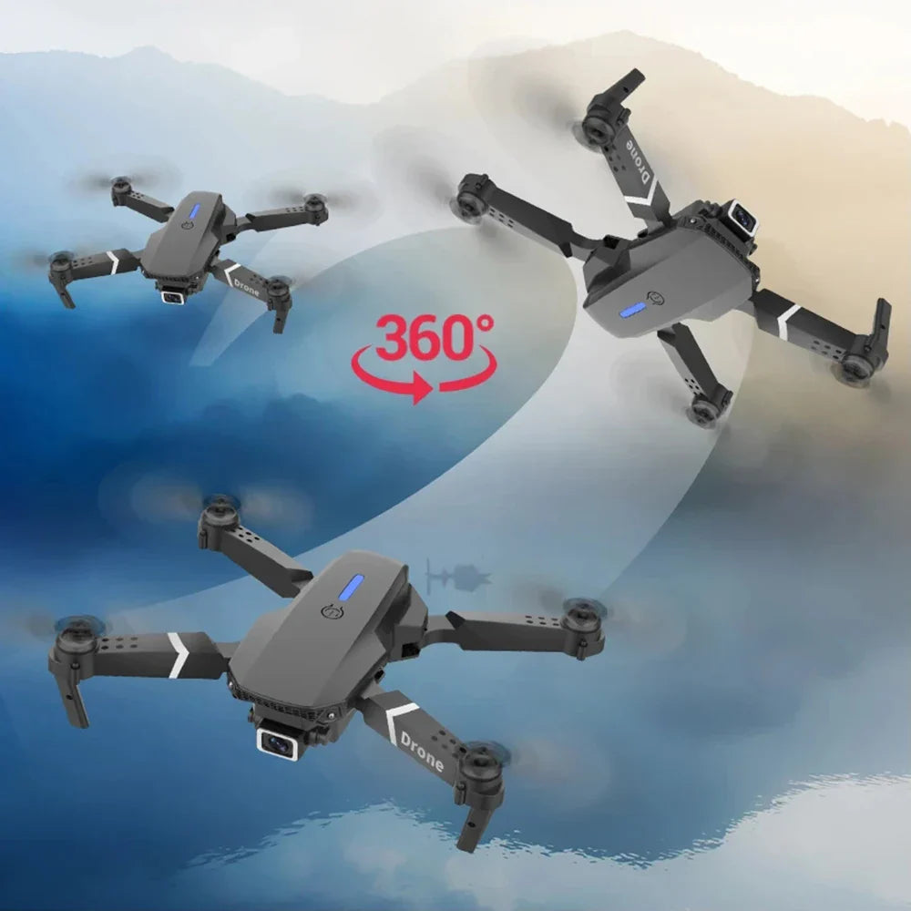 E88 Foldable RC Drone – Compact, Powerful, and Ready for Adventure!