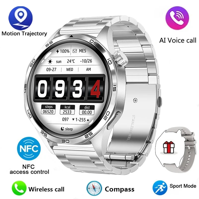 "Paearofero GT5 Pro Smartwatch with HD Display & AI Assist – Advanced Technology & Sleek Design!"