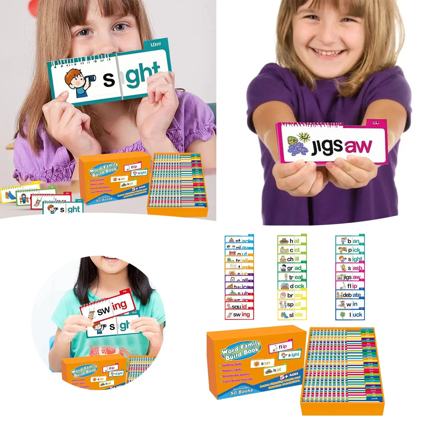 Rhyme & Read – Fun Learning with Flip Books for Kids - UltraChic