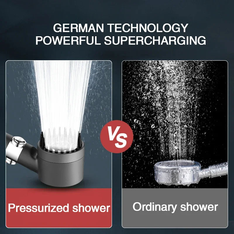 🚿 High-Pressure Filtered Shower Head – Clean, Soothing & Water-Saving - UltraChic