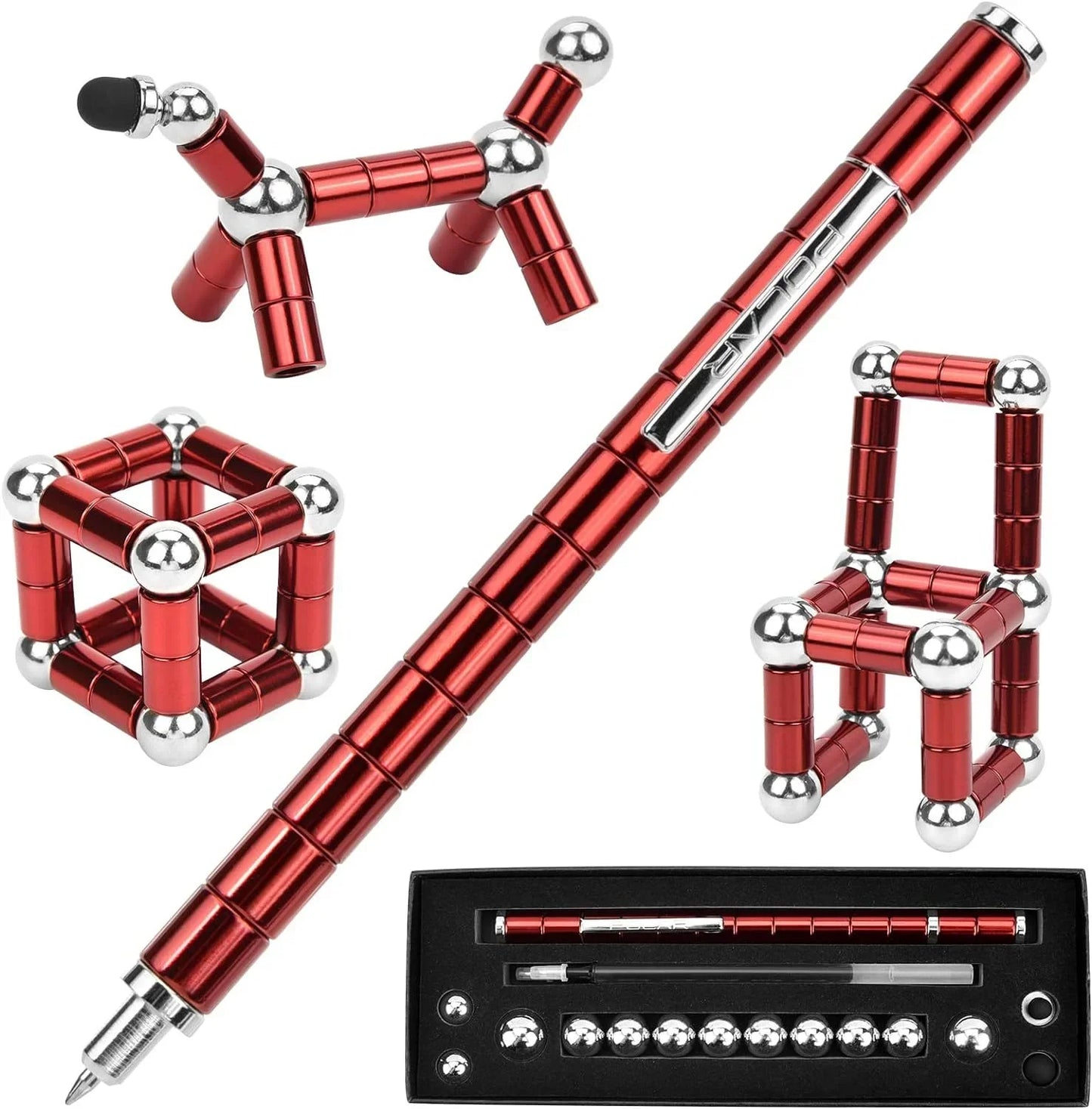 "Decompression Magnetic Pen – Multifunctional Fidget Tool for Stress Relief & Fun! Perfect Gift for Friends