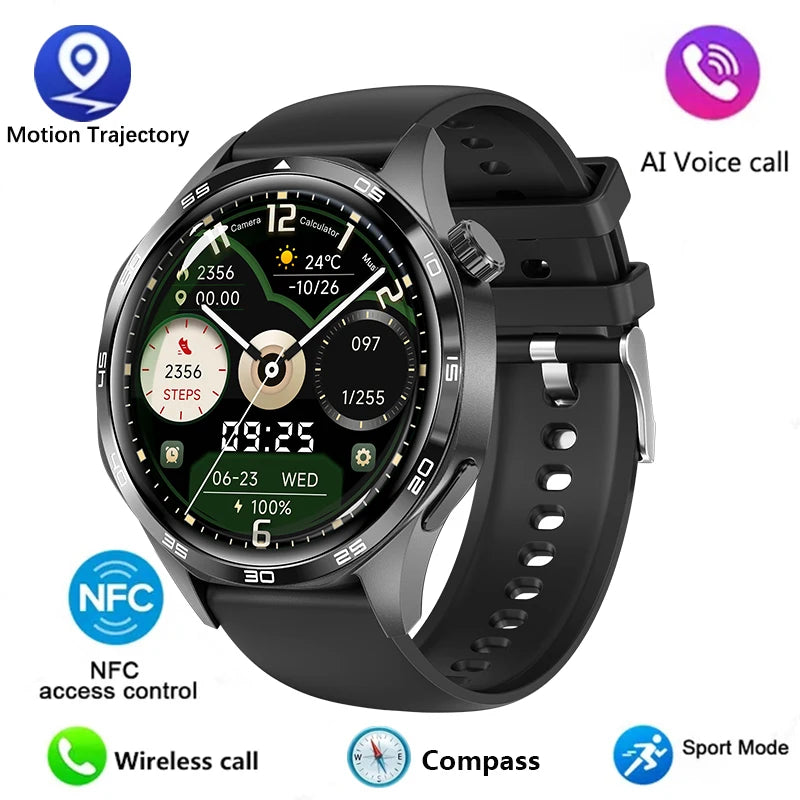 "Paearofero GT5 Pro Smartwatch with HD Display & AI Assist – Advanced Technology & Sleek Design!"
