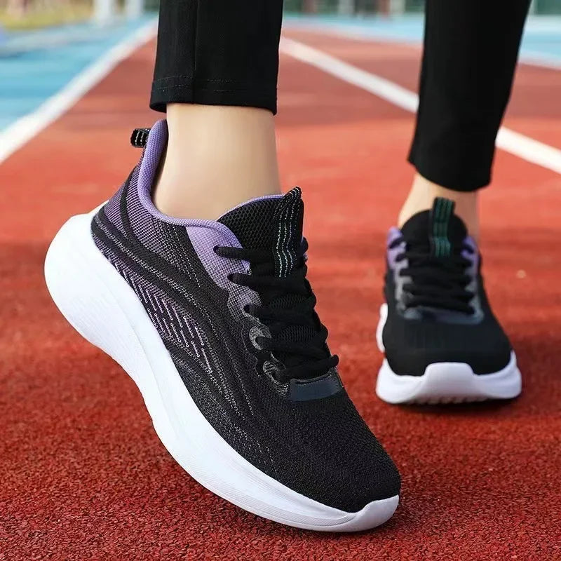 Casual Running Sneakers – Breathable, Anti-Slip Athletic Shoes for Women & Couples - UltraChic
