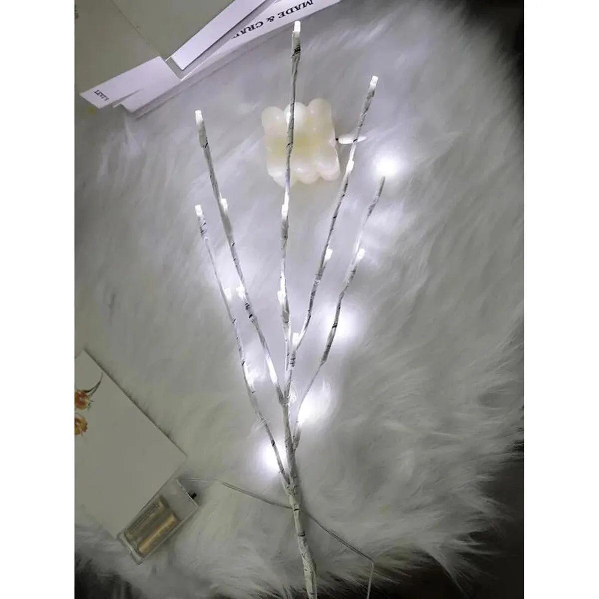 Birch Branch LED Festive Battery Operated Twig Outdoor Christmas Lights - UltraChic