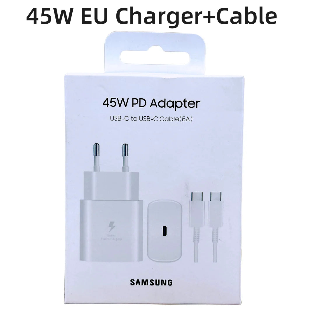 Samsung 45W Super Fast Charger | Original EU Certified Adapter | Type-C Fast Charging - UltraChic