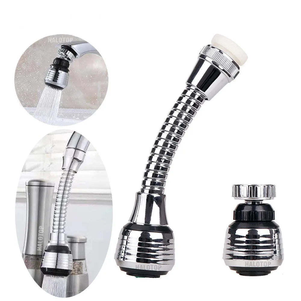 2 Mode Faucet Extender Nozzle Water Diffuser Tap Mixer Aerator Kitchen Attachment Adapter Frother Sprayer Saving Bubbler Filte - UltraChic