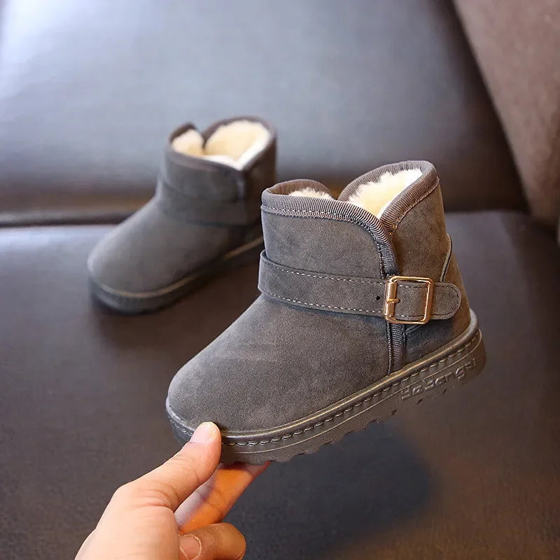 Kids' Winter Snow Boots – Warm & Cozy Cotton Shoes for Boys & Girls - UltraChic